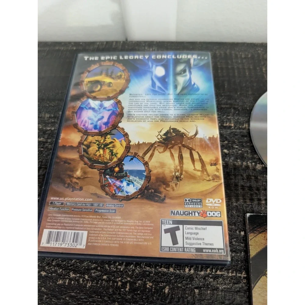 Jak 3 Sony PlayStation 2 PS2 Black Label Complete CIB Tested Action Video Game